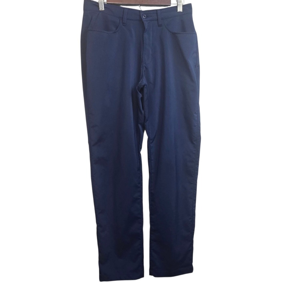 Under Armour Mens Golf Pants 32x32 Blue Loose Fit Lightweight Athletic